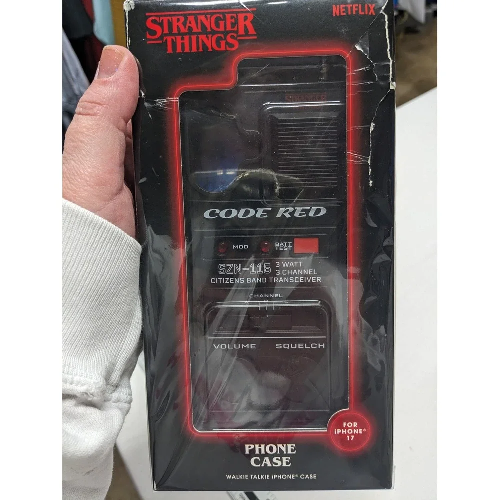 Stranger Things Code Red‎ Walkie Talkie iPhone 17 Case Netflix